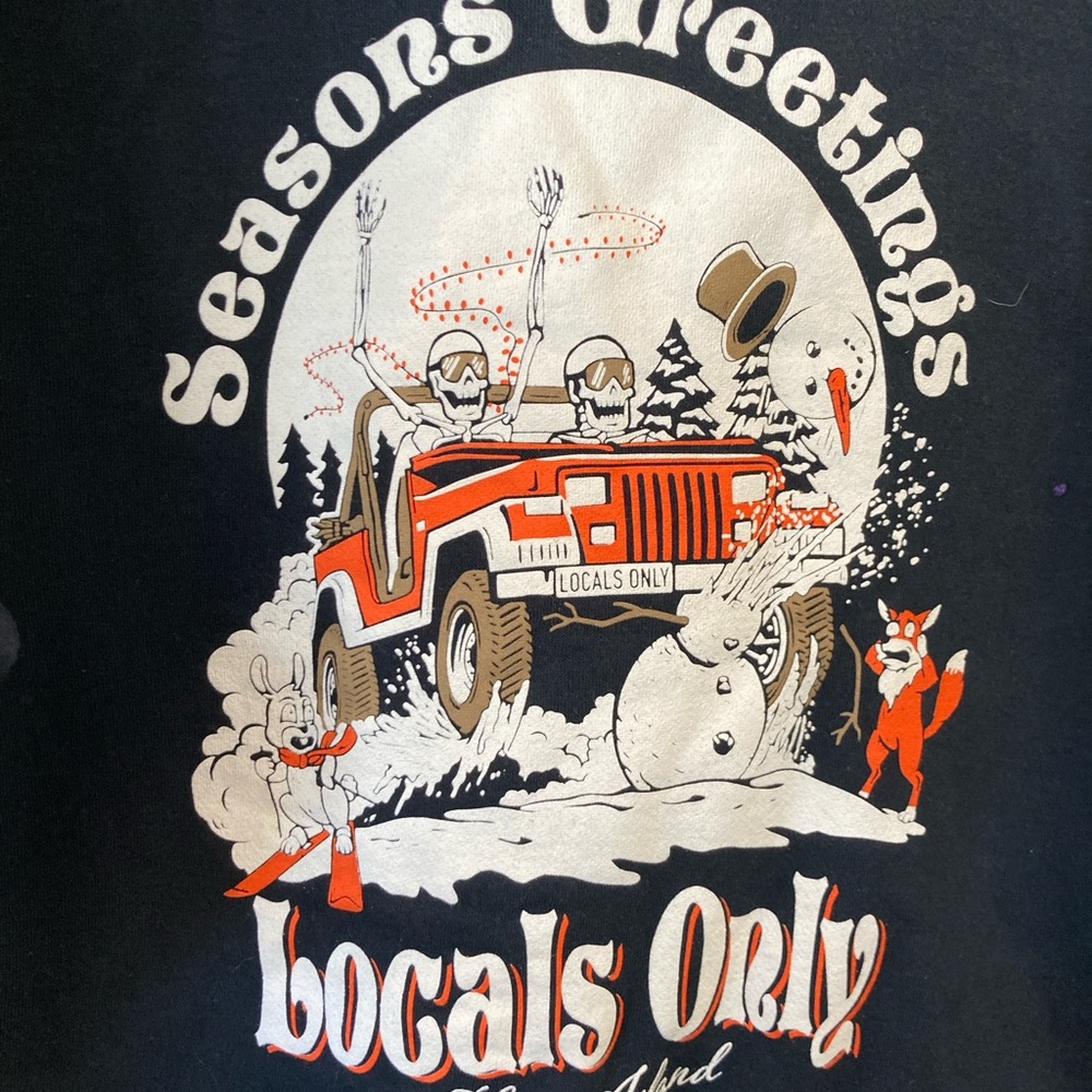 Locals Only Snowmen Jeep Hoodie